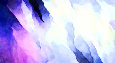 Soyut suluboya sanat eserleri. Fırça boyalı dijital resim. Renkli yaratıcı suluboya çizimi.