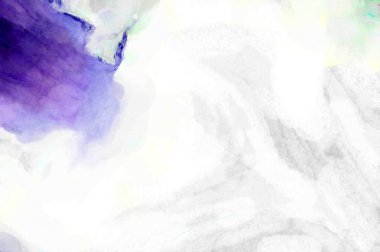 Soyut suluboya sanat eserleri. Fırça boyalı dijital resim. Renkli yaratıcı suluboya çizimi.