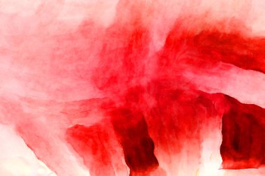 Soyut suluboya sanat eserleri. Fırça boyalı dijital resim. Renkli yaratıcı suluboya çizimi.