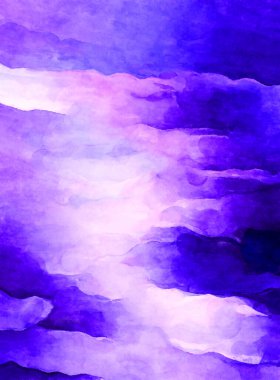 Soyut suluboya sanat eserleri. Fırça boyalı dijital resim. Renkli yaratıcı suluboya çizimi.