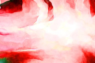 Soyut suluboya sanat eserleri. Fırça boyalı dijital resim. Renkli yaratıcı suluboya çizimi.