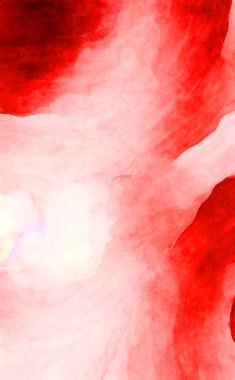 Soyut suluboya sanat eserleri. Fırça boyalı dijital resim. Renkli yaratıcı suluboya çizimi.