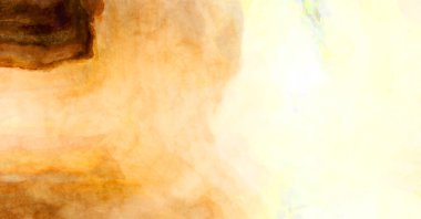 Soyut suluboya sanat eserleri. Fırça boyalı dijital resim. Renkli yaratıcı suluboya çizimi.