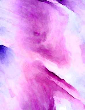 Soyut suluboya sanat eserleri. Fırça boyalı dijital resim. Renkli yaratıcı suluboya çizimi.