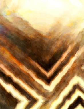 Soyut suluboya sanat eserleri. Fırça boyalı dijital resim. Renkli yaratıcı suluboya çizimi.