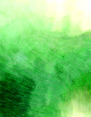 Soyut suluboya sanat eserleri. Fırça boyalı dijital resim. Renkli yaratıcı suluboya çizimi.