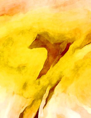 Soyut suluboya sanat eserleri. Fırça boyalı dijital resim. Renkli yaratıcı suluboya çizimi.