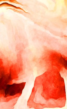 Soyut suluboya sanat eserleri. Fırça boyalı dijital resim. Renkli yaratıcı suluboya çizimi.