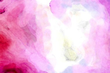 Soyut suluboya sanat eserleri. Fırça boyalı dijital resim. Renkli yaratıcı suluboya çizimi.