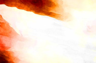 Soyut suluboya sanat eserleri. Fırça boyalı dijital resim. Renkli yaratıcı suluboya çizimi.