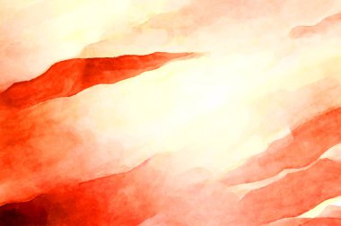 Soyut suluboya sanat eserleri. Fırça boyalı dijital resim. Renkli yaratıcı suluboya çizimi.