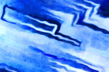 Soyut suluboya sanat eserleri. Fırça boyalı dijital resim. Renkli yaratıcı suluboya çizimi.