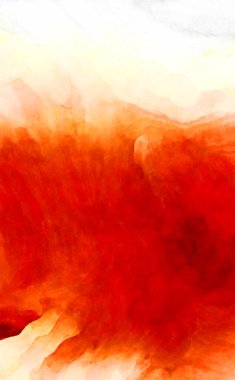 Soyut suluboya sanat eserleri. Fırça boyalı dijital resim. Renkli yaratıcı suluboya çizimi.