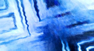 Soyut suluboya sanat eserleri. Fırça boyalı dijital resim. Renkli yaratıcı suluboya çizimi.