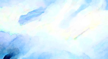 Soyut suluboya sanat eserleri. Fırça boyalı dijital resim. Renkli yaratıcı suluboya çizimi.