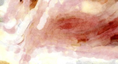 Soyut suluboya sanat eserleri. Fırça boyalı dijital resim. Renkli yaratıcı suluboya çizimi.