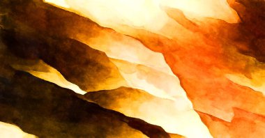 Soyut suluboya sanat eserleri. Fırça boyalı dijital resim. Renkli yaratıcı suluboya çizimi.