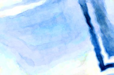 Soyut suluboya sanat eserleri. Fırça boyalı dijital resim. Renkli yaratıcı suluboya çizimi.