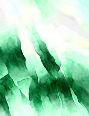 Soyut suluboya sanat eserleri. Fırça boyalı dijital resim. Renkli yaratıcı suluboya çizimi.