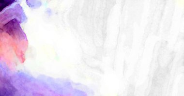 Soyut suluboya sanat eserleri. Fırça boyalı dijital resim. Renkli yaratıcı suluboya çizimi.