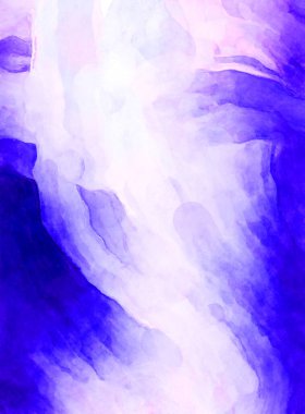 Soyut suluboya sanat eserleri. Fırça boyalı dijital resim. Renkli yaratıcı suluboya çizimi.