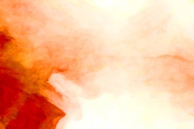 Soyut suluboya sanat eserleri. Fırça boyalı dijital resim. Renkli yaratıcı suluboya çizimi.