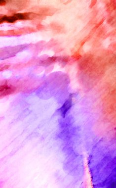 Soyut suluboya sanat eserleri. Fırça boyalı dijital resim. Renkli yaratıcı suluboya çizimi.