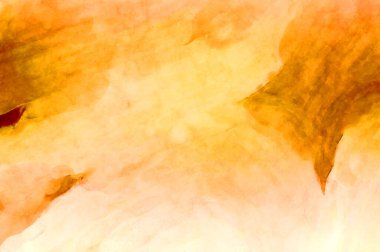 Soyut suluboya sanat eserleri. Fırça boyalı dijital resim. Renkli yaratıcı suluboya çizimi.