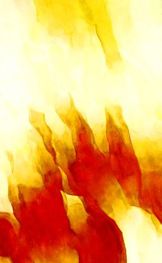 Soyut suluboya sanat eserleri. Fırça boyalı dijital resim. Renkli yaratıcı suluboya çizimi.