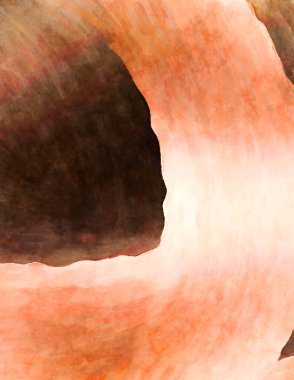 Soyut suluboya sanat eserleri. Fırça boyalı dijital resim. Renkli yaratıcı suluboya çizimi.