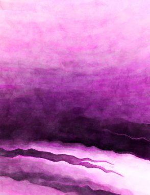 Soyut suluboya sanat eserleri. Fırça boyalı dijital resim. Renkli yaratıcı suluboya çizimi.