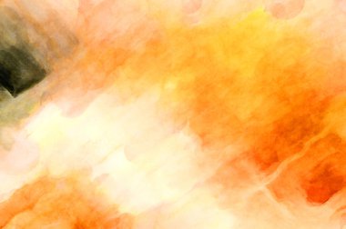 Soyut suluboya sanat eserleri. Fırça boyalı dijital resim. Renkli yaratıcı suluboya çizimi.