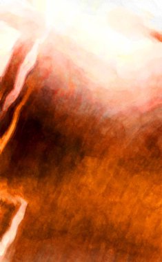 Soyut suluboya sanat eserleri. Fırça boyalı dijital resim. Renkli yaratıcı suluboya çizimi.