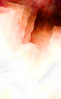 Soyut suluboya sanat eserleri. Fırça boyalı dijital resim. Renkli yaratıcı suluboya çizimi.