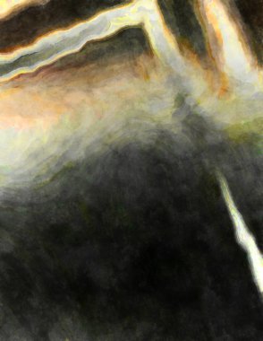 Soyut suluboya sanat eserleri. Fırça boyalı dijital resim. Renkli yaratıcı suluboya çizimi.