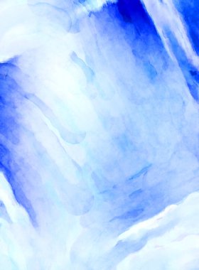 Soyut suluboya sanat eserleri. Fırça boyalı dijital resim. Renkli yaratıcı suluboya çizimi.