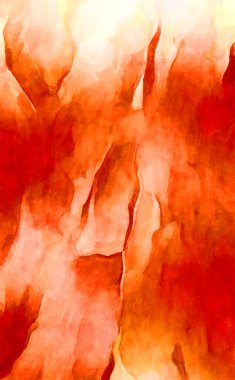 Soyut suluboya sanat eserleri. Fırça boyalı dijital resim. Renkli yaratıcı suluboya çizimi.