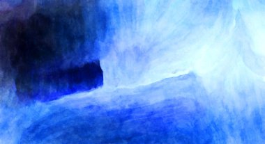 Soyut suluboya sanat eserleri. Fırça boyalı dijital resim. Renkli yaratıcı suluboya çizimi.