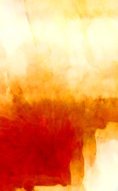 Soyut suluboya sanat eserleri. Fırça boyalı dijital resim. Renkli yaratıcı suluboya çizimi.