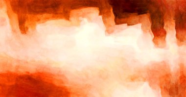 Soyut suluboya sanat eserleri. Fırça boyalı dijital resim. Renkli yaratıcı suluboya çizimi.