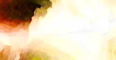 Soyut suluboya sanat eserleri. Fırça boyalı dijital resim. Renkli yaratıcı suluboya çizimi.