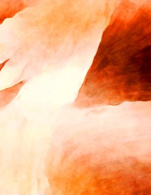 Soyut suluboya sanat eserleri. Fırça boyalı dijital resim. Renkli yaratıcı suluboya çizimi.