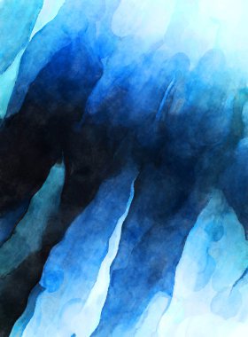 Soyut suluboya sanat eserleri. Fırça boyalı dijital resim. Renkli yaratıcı suluboya çizimi.