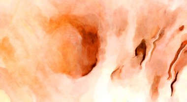 Soyut suluboya sanat eserleri. Fırça boyalı dijital resim. Renkli yaratıcı suluboya çizimi.