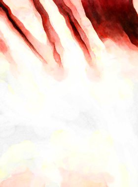 Soyut suluboya sanat eserleri. Fırça boyalı dijital resim. Renkli yaratıcı suluboya çizimi.