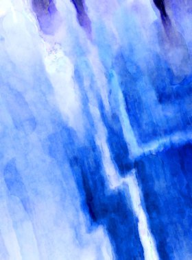 Soyut suluboya sanat eserleri. Fırça boyalı dijital resim. Renkli yaratıcı suluboya çizimi.