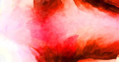 Soyut suluboya sanat eserleri. Fırça boyalı dijital resim. Renkli yaratıcı suluboya çizimi.