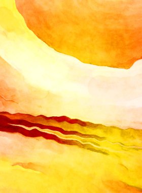 Soyut suluboya sanat eserleri. Fırça boyalı dijital resim. Renkli yaratıcı suluboya çizimi.