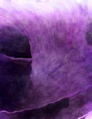 Soyut suluboya sanat eserleri. Fırça boyalı dijital resim. Renkli yaratıcı suluboya çizimi.