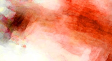 Soyut suluboya sanat eserleri. Fırça boyalı dijital resim. Renkli yaratıcı suluboya çizimi.